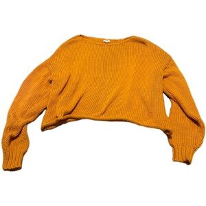 Orange Aerie Sweater